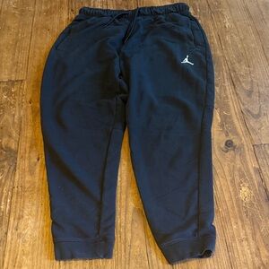 Jordan Black Sweatpants with Logo